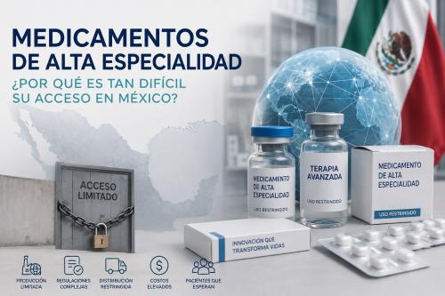 ¿Qué es un medicamento de alta especialidad y por qué es difícil encontrarlo en México?