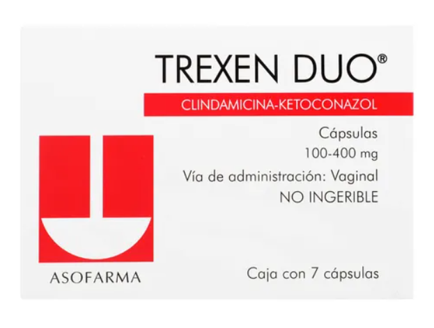 TREXEN DUO 100/400MG 7 CAPS