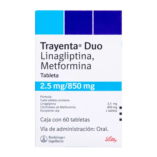 TRAYENTA DUO 2.5/850MG 60 TAB