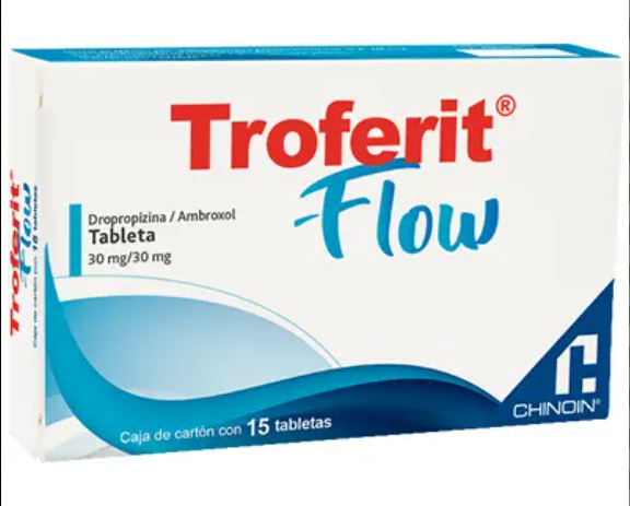 TROFERIT FLOW 30/30 MG TAB 15