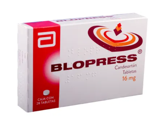 BLOPRESS 16 MG 28 TAB