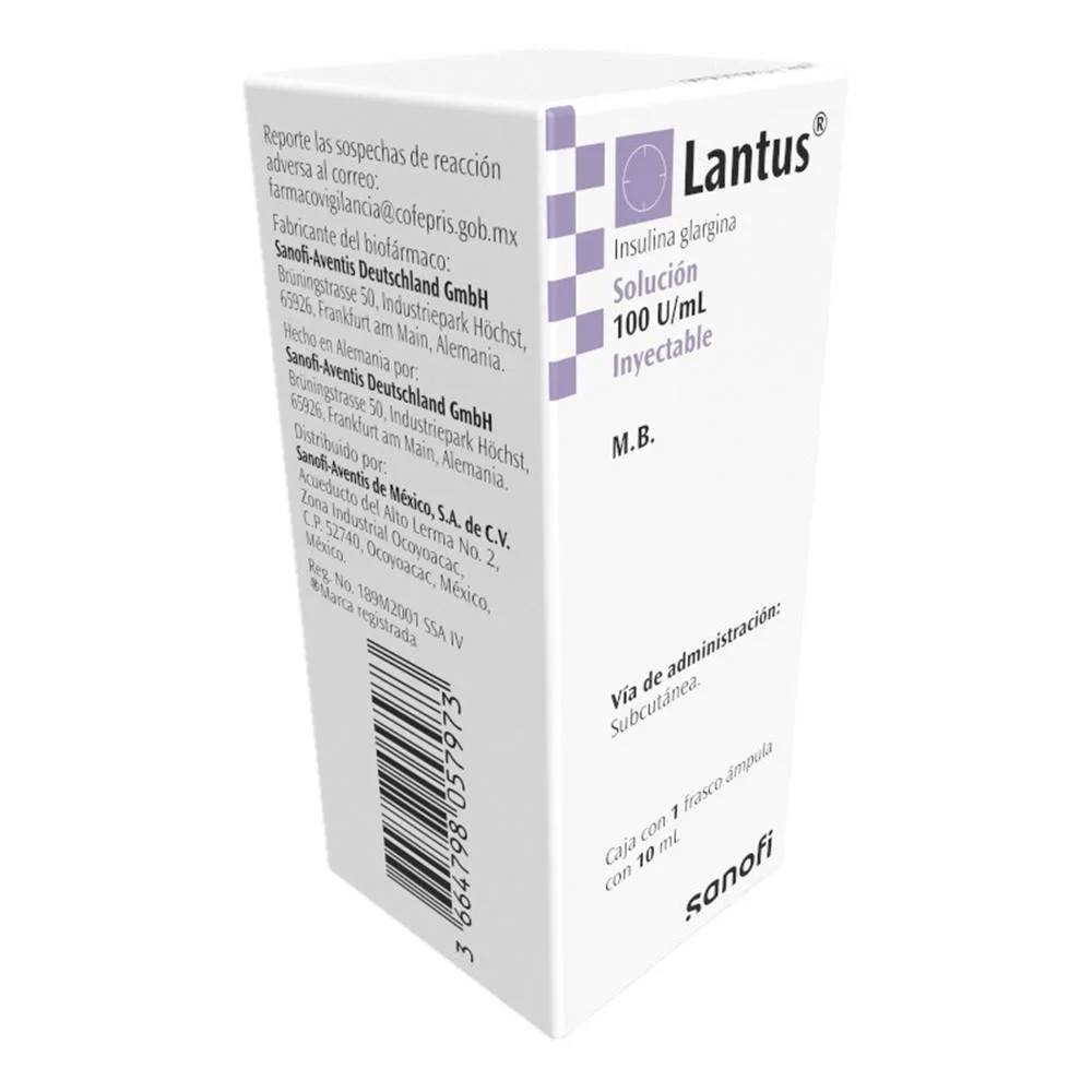 LANTUS 100UI 10ML 