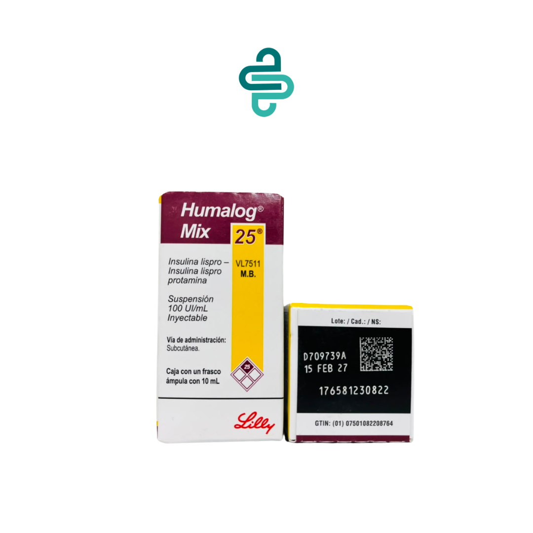 HUMALOG MIX 25 100 UI FA 10 - imagen 2