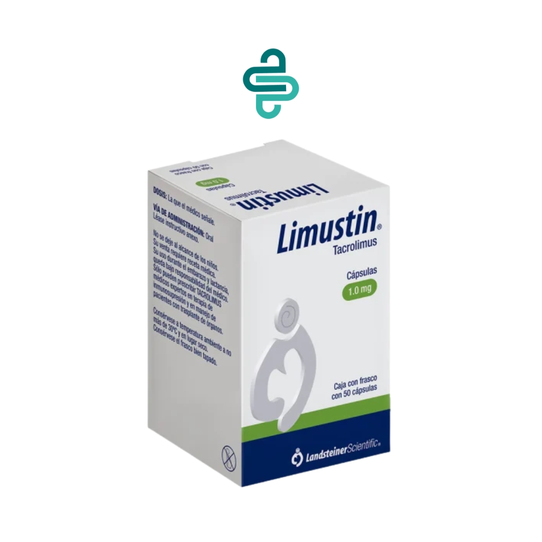 LIMUSTIN TACROLIMUS 1 MG C/ 50 CAPS