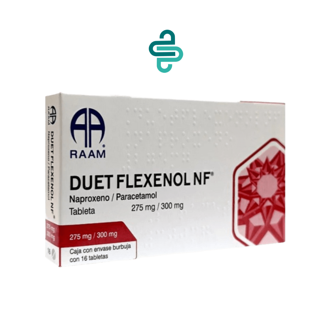 DUET FLEXENOL NF | CAJA CON 16  TABLETAS