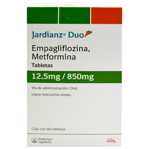 JARDIANZ DUO 12.5/1000MG 60 TAB