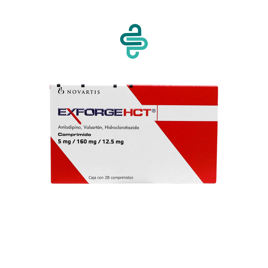 EXFORGE HCT5/160/12.5 MG 28 CPR