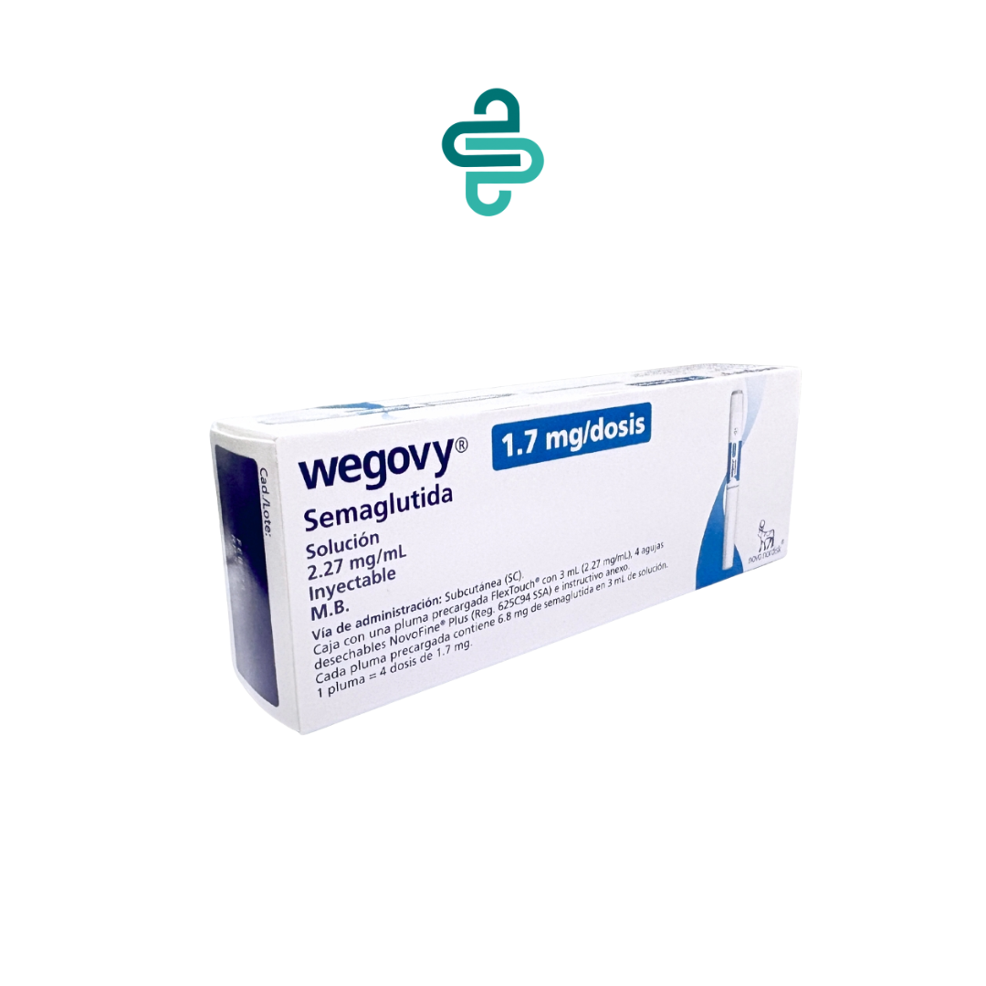 WEGOVY 1.7MG PLUMA 4 DOSIS 2.27MG