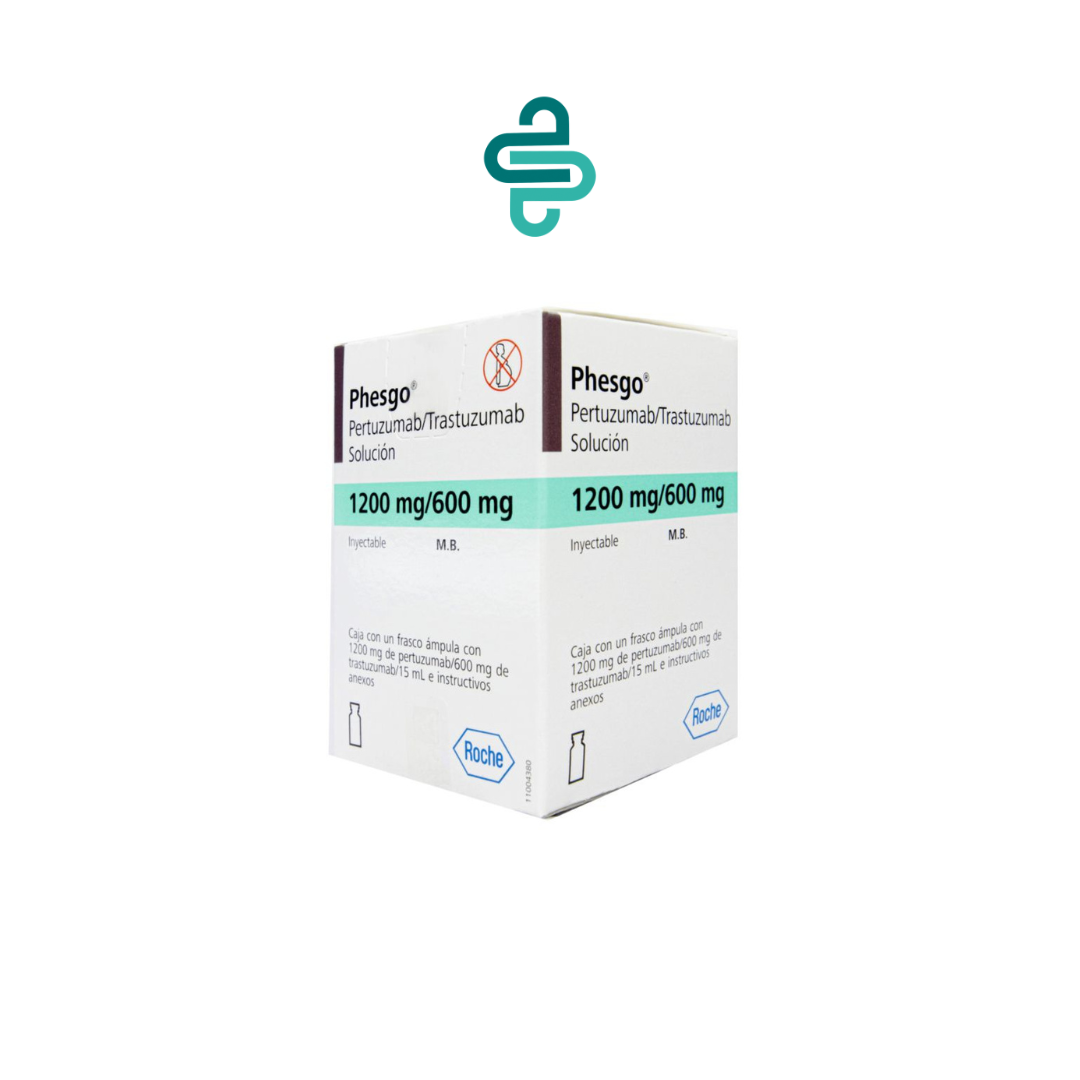 PHESGO® 1200 mg/600 mg Solución Inyectable 15 ml