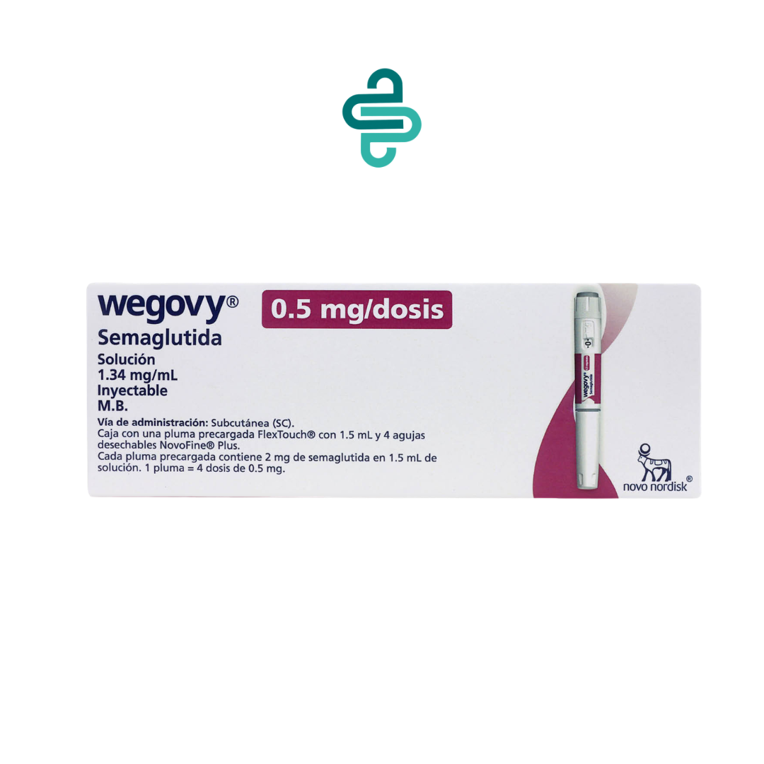 WEGOVY 0.5MG PLUMA 4 DOSIS 1.34MG