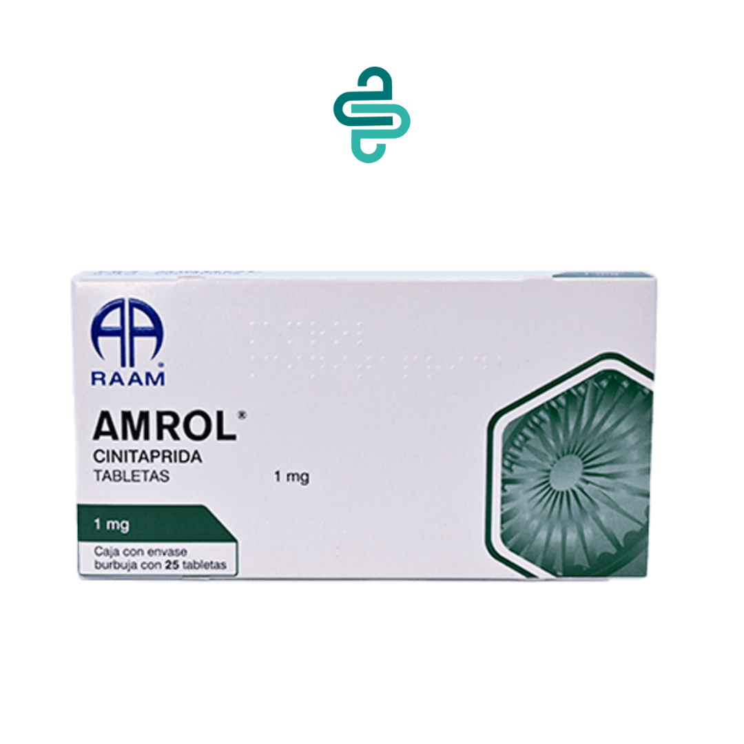 AMROL | CINITRAPIDA	TABLETAS 1 MG	CAJA CON 25 TABLETAS