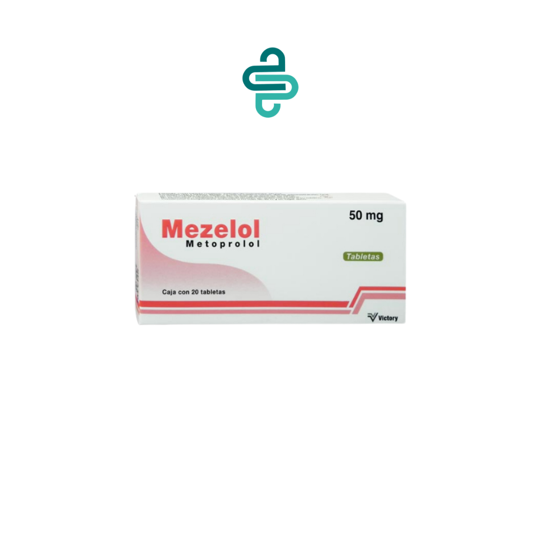 Mezelol 100 mg Tabletas | Metoprolol 100 mg