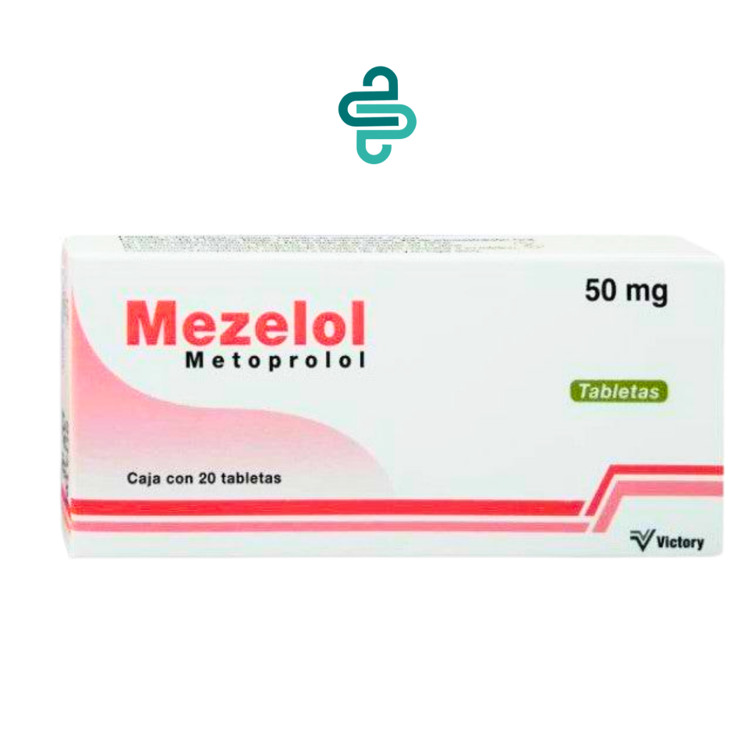 Mezelol 50 mg Tabletas | Metoprolol 50 mg