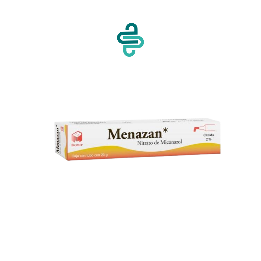 Menazan Crema 2% | Nitrato de Miconazol 2% | Tubo con 20 g
