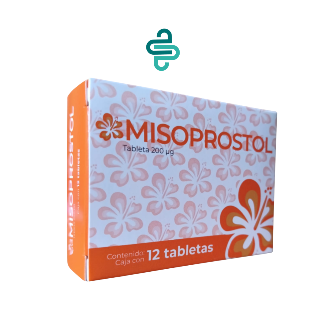 Misoprostol 200 mcg Tabletas | Caja con 12 Tabletas