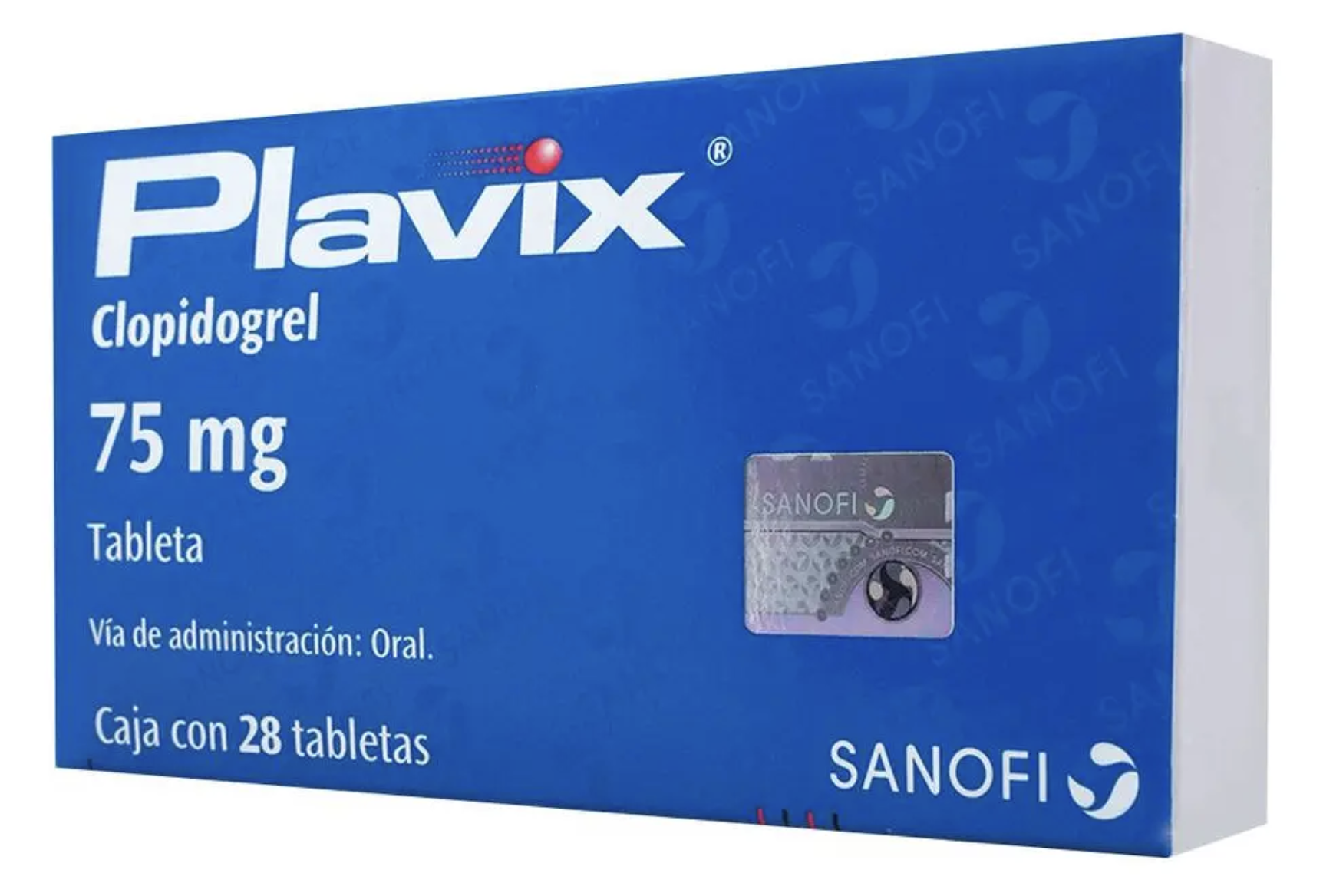 PLAVIX 75 MG CLOPIDOGREL C/28 TABLETAS